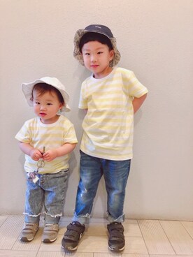 Yuitonさん（キッズ・100cm）の春コーディネート