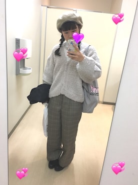 「AS KNOW AS PINKY（アズノゥアズピンキー）のアイテム（ローファー）」を使った、ま いさん（レディース・151cm）の秋コーディネート