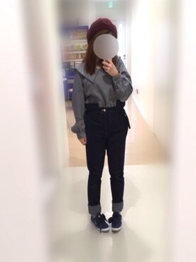 「RUBY AND YOU」｜saechiさん（レディース・144cm）の冬コーディネート