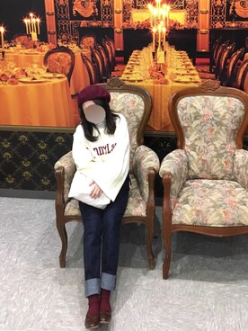 「RUBY AND YOU」｜saechiさん（レディース・144cm）の冬コーディネート