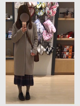 「お買い物」｜「アイテム（その他シューズ）」を使った、saechiさん（レディース・144cm）の冬コーディネート