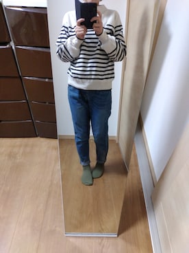 「アイテム（レッグウェア、グリーン系）」を使った、chiyochiyo0430さん（レディース・158cm）の秋コーディネート