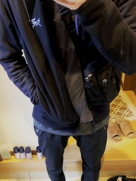 「ARC'TERYX（アークテリクス）のアイテム（トップス）」を使った、ださん（メンズ・175cm）の春コーディネート
