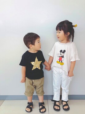 サンダルを使った 2歳男の子 の人気ファッションコーディネート Wear