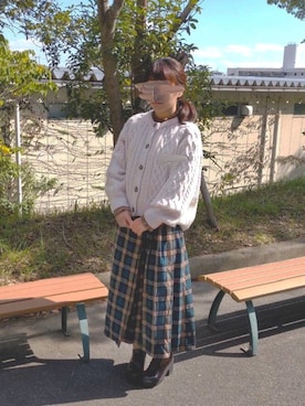 「アイテム（ブーティ）」を使った、わささん（レディース・156cm）の秋コーディネート