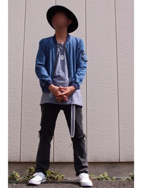 「RAY CASSIN（レイカズン）のアイテム」を使った、SHOさん（メンズ・163cm）の秋コーディネート