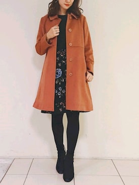 「アイテム（その他アウター）」を使った、kettyさん（レディース・165cm）の秋コーディネート