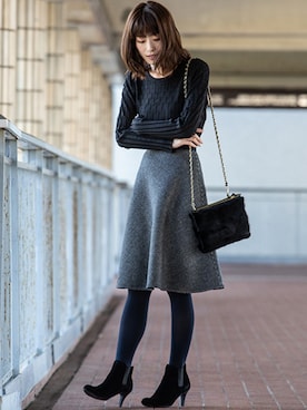 「ketty（ケティ）のアイテム」を使った、kettyさん（レディース・165cm）の秋コーディネート