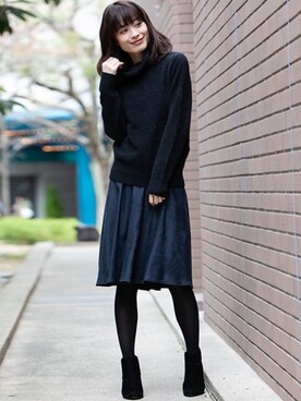 「ketty（ケティ）のアイテム」を使った、kettyさん（レディース・165cm）の冬コーディネート