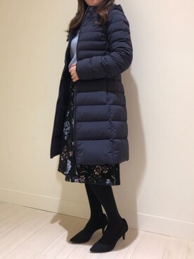 「KETTY」｜「アイテム（ダウンジャケット/コート）」を使った、kettyさん（レディース・165cm）の冬コーディネート