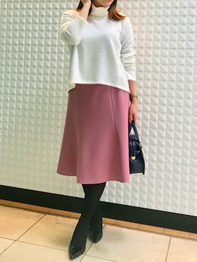 「長め」｜kettyさん（レディース・165cm）の冬コーディネート