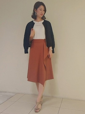 「KETTY」｜「アイテム（その他アウター）」を使った、kettyさん（レディース・168cm）の春コーディネート