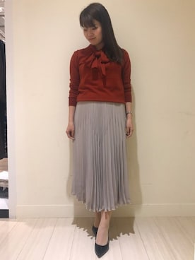 「ボウタイ」｜kettyさん（レディース・152cm）の秋コーディネート