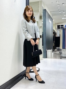 「ドッキングワンピース」｜「アイテム（その他アウター）」を使った、kettyさん（レディース・153cm）の冬コーディネート