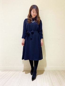 「ketty（ケティ）のアイテム（ワンピース）」を使った、kettyさん（レディース・152cm）の冬コーディネート