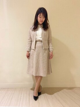 「KETTY」｜「アイテム（その他アウター）」を使った、kettyさん（レディース・152cm）の冬コーディネート