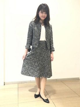 「卒業式コーデ」｜「アイテム（その他アウター）」を使った、kettyさん（レディース・160cm）の春コーディネート