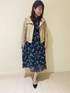 「ketty（ケティ）のアイテム（ワンピース）」を使った、kettyさん（レディース・152cm）の春コーディネート