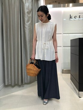 「ketty（ケティ）のアイテム」を使った、kettyさん（レディース・155cm）の夏コーディネート