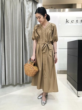 「ketty（ケティ）のアイテム（ワンピース）」を使った、kettyさん（レディース・155cm）の夏コーディネート