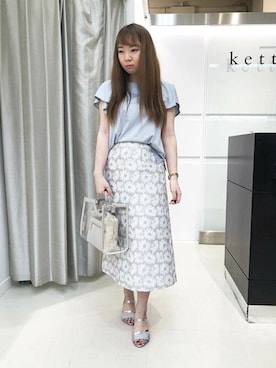 「ketty（ケティ）のアイテム」を使った、kettyさん（レディース・151cm）の夏コーディネート