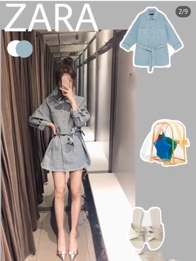 「＃デニム」｜「アイテム（ジャケット/アウター）」を使った、just992834さん（レディース・166cm）の春コーディネート