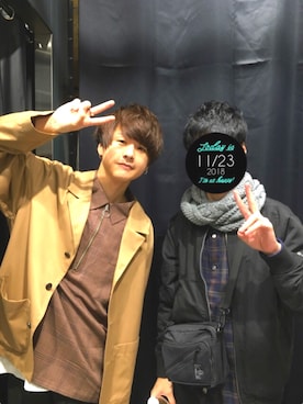 「SEVENDAYS=SUNDAY（セブンデイズサンデイ）のアイテム（その他アウター）」を使った、飛鷹さん（メンズ・174cm）の秋コーディネート