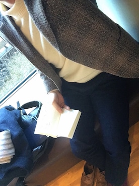 「アイテム（テーラードジャケット、ブラウン系）」を使った、K.Iさん（メンズ・173cm）の冬コーディネート