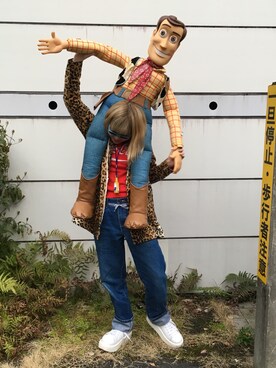「ニコちゃん」｜「アイテム（雑貨/ホビー）」を使った、ちゃむさん（レディース・150cm）の春コーディネート