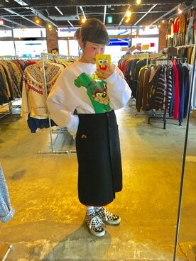 「トゥイーティー」｜ちゃむさん（レディース・150cm）の秋コーディネート
