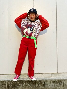 「トゥイーティー」｜ちゃむさん（レディース・150cm）の秋コーディネート