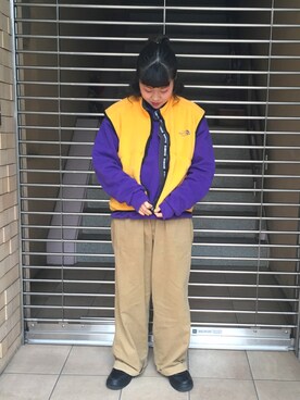 「80s」｜「アイテム（その他アウター）」を使った、ちゃむさん（レディース・150cm）の冬コーディネート