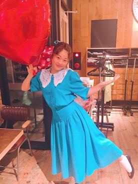 「結婚式ヘア」｜ちゃむさん（レディース・151cm）の夏コーディネート