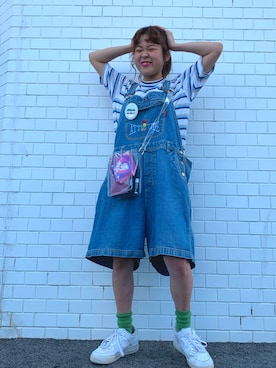「トゥイーティー」｜ちゃむさん（レディース・151cm）の夏コーディネート
