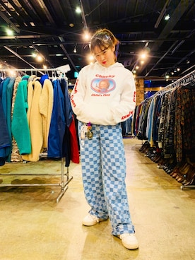 「チャッキー」｜ちゃむさん（レディース・151cm）の秋コーディネート