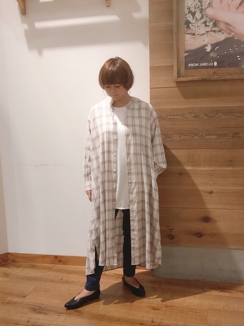 Global Work ユニモちはら台mayumiさんのワンピースを使ったコーディネート Zozotown