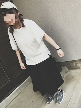 「Deviluse（Deviluse）のアイテム（キャップ）」を使った、🍆ミさん（レディース・153cm）の夏コーディネート
