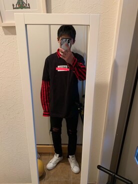 「FOREVER 21（フォーエバー トゥエンティーワン）のアイテム」を使った、いさおさん（メンズ・167cm）の春コーディネート