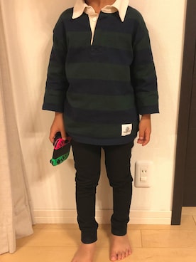 「smoothy」｜「アイテム（Tシャツ/カットソー）」を使った、mさん（レディース・159cm）の秋コーディネート