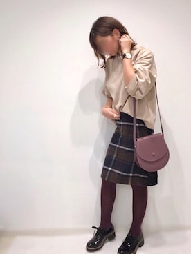 「ドレスシューズ」｜「アイテム（福袋/福箱）」を使った、うーまんさん（レディース・158cm）の冬コーディネート