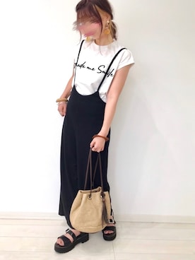 「Avail（アベイル）のアイテム（ピアス（両耳用））」を使った、うーまんさん（レディース・158cm）の夏コーディネート