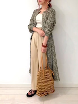 「アンポケット」｜うーまんさん（レディース・158cm）の夏コーディネート