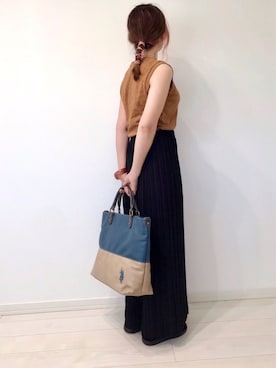 「アンブルネージュ」｜「アイテム（アクセサリー）」を使った、うーまんさん（レディース・158cm）の夏コーディネート