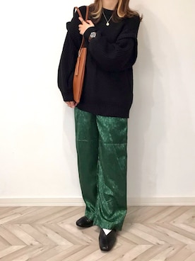 「Orobianco（オロビアンコ）のアイテム（腕時計）」を使った、うーまんさん（レディース・158cm）の冬コーディネート