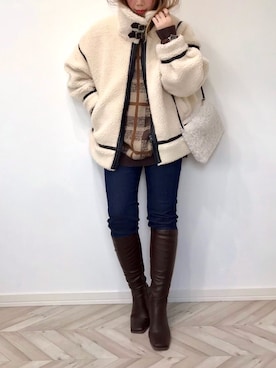 「Orobianco（オロビアンコ）のアイテム（腕時計）」を使った、うーまんさん（レディース・158cm）の冬コーディネート