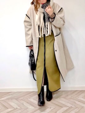 「Orobianco（オロビアンコ）のアイテム（腕時計）」を使った、うーまんさん（レディース・158cm）の冬コーディネート