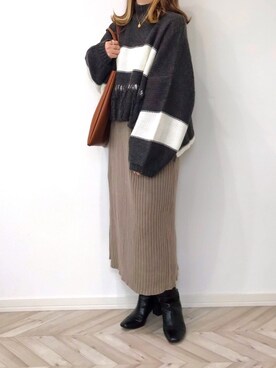 うーまんさん（レディース・158cm）の冬コーディネート