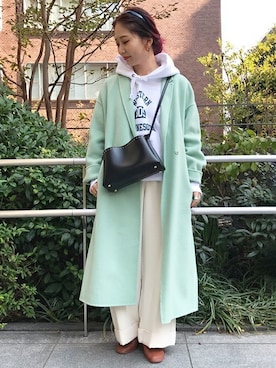 「SLOBE IENA（スローブイエナ）のアイテム（ジャケット/アウター）」を使った、konmiさん（レディース・152cm）の秋コーディネート