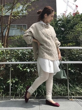 「SLOBE IENA」｜konmiさん（レディース・152cm）の秋コーディネート