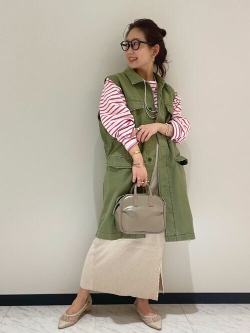 SLOBE IENA福岡パルコ店konmiさんのブルゾンを使ったコーディネート 